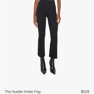 MOTHER the hustler ankle fray jeans